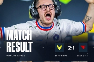 熬老頭成功！Zywoo77殺 ropz槍法不講理 小蜜蜂2-1FaZe進決賽