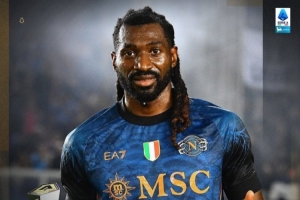 頭槌制勝！意甲官方：安古伊薩當(dāng)選那不勒斯vs萊切全場最佳