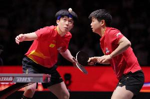 混團(tuán)世界杯：王楚欽/孫穎莎3-0戶上隼輔/張本美和，國乒3比0領(lǐng)先