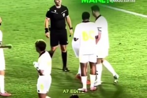 看到馬內(nèi)對C羅這番操作，我40米長刀又收了回來